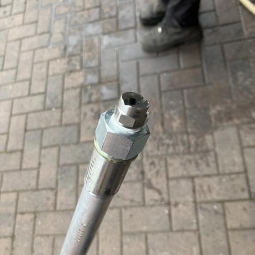 Vlakstraaltip nozzle RVS 100 15 ° en 3/8 buitendraad (Rietdekker branche)